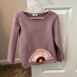 Rainbow sweatshirt with pockets